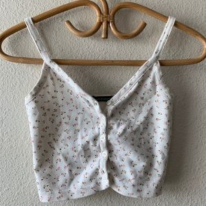 Brandy Melville Flower Tank